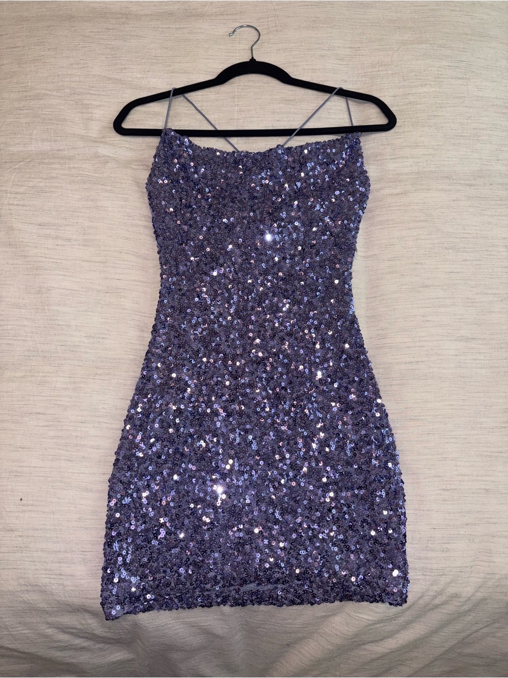 Windsor Lavender Sequin Mini Dress